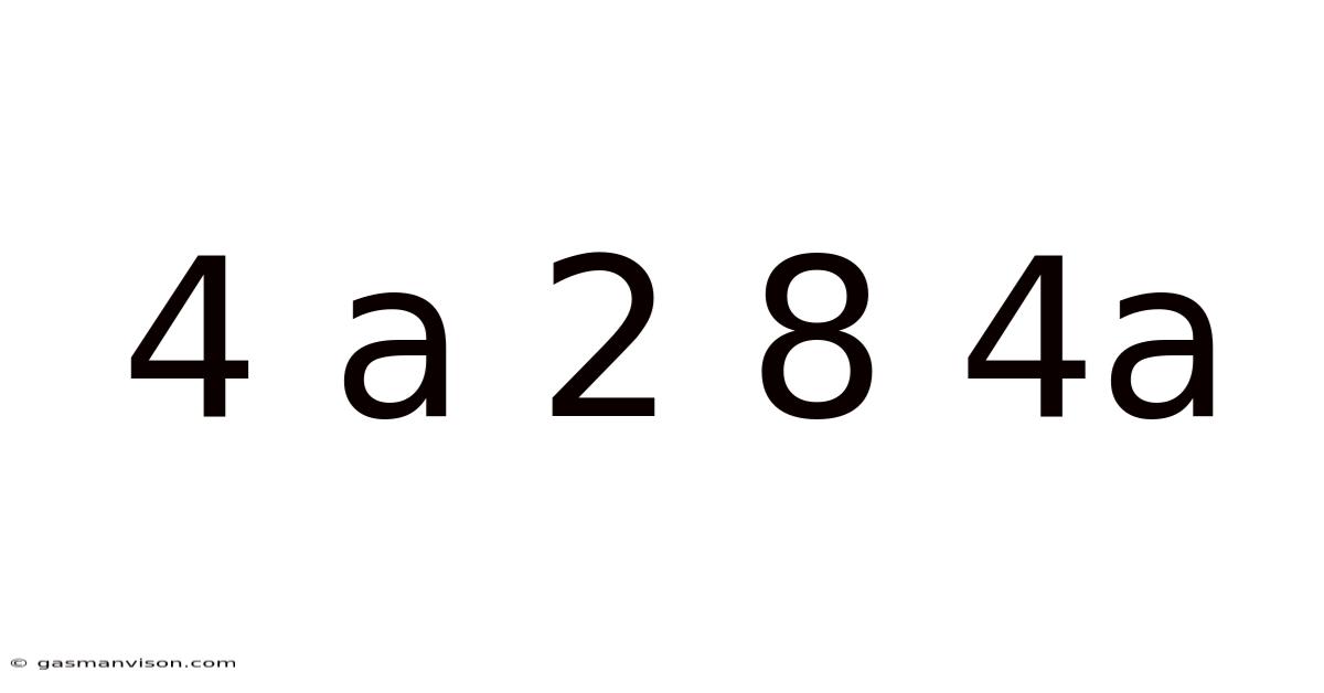 4 A 2 8 4a