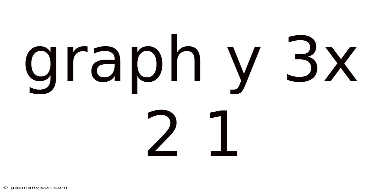 Graph Y 3x 2 1