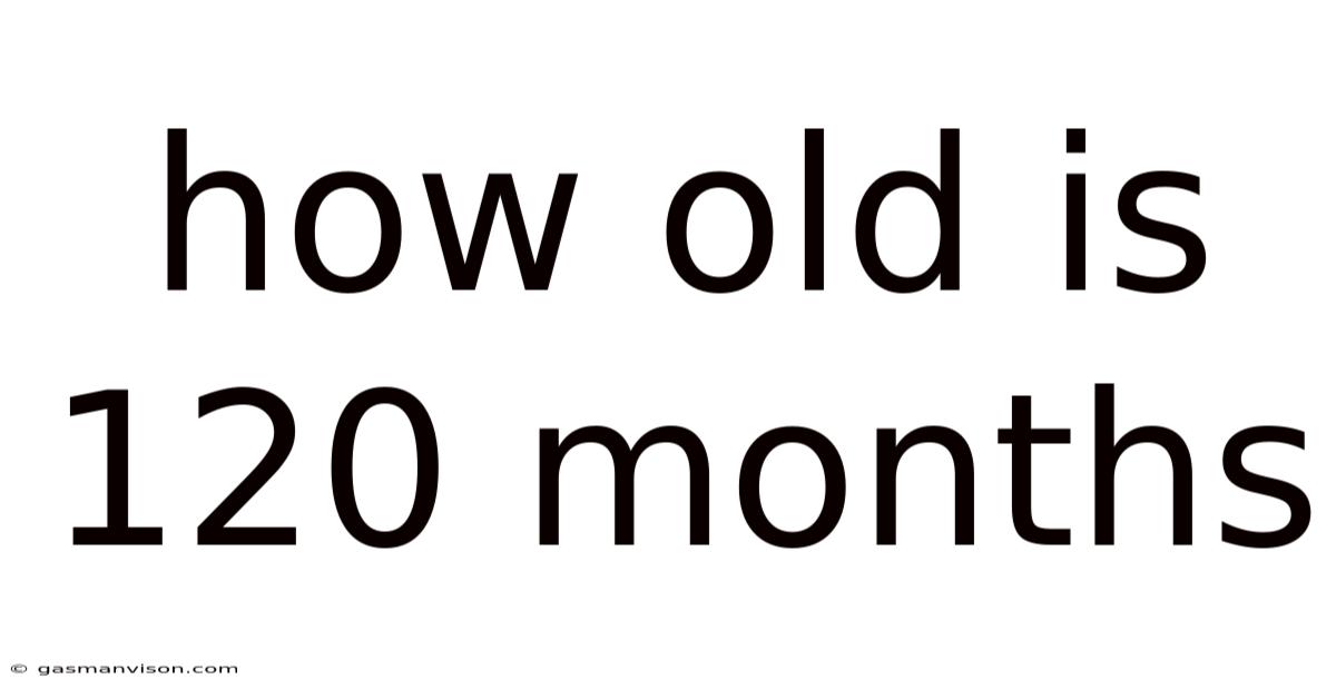 How Old Is 120 Months