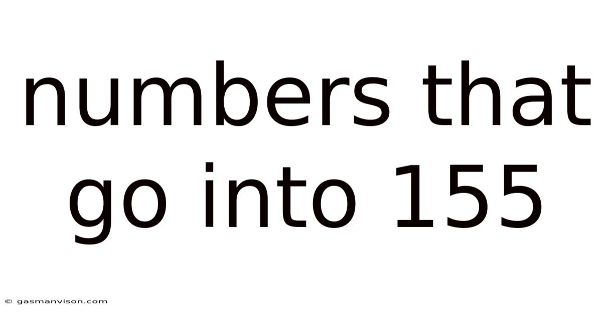 Numbers That Go Into 155