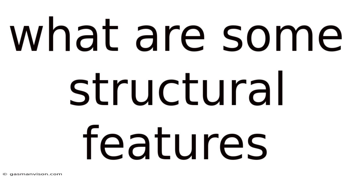 What Are Some Structural Features