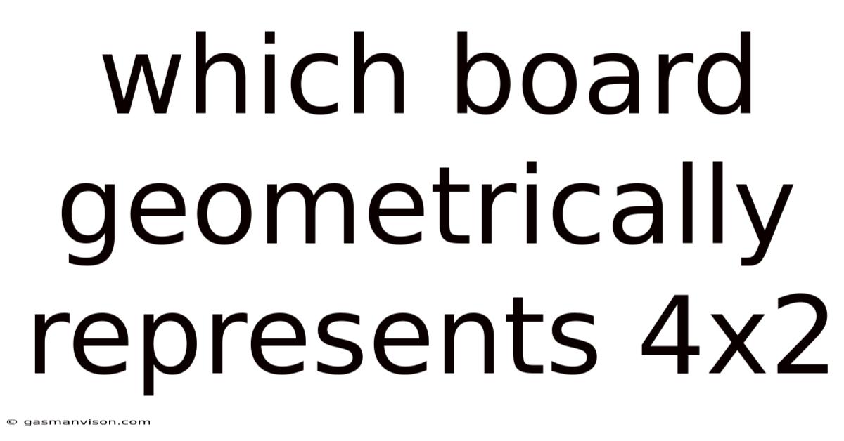 Which Board Geometrically Represents 4x2